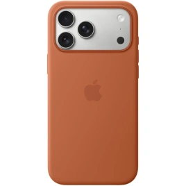 Чехол Apple Silicone Case with MagSafe для iPhone 17 Pro Max Terra Cotta