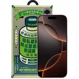 Защитное стекло Remax iPhone 16 Pro Антишпион (GL-27)