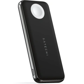 Беспроводное зарядное устройство Satechi Quatro Wireless Power Bank Space Grey