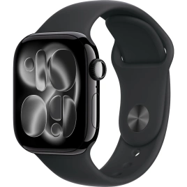 Смарт-часы Apple Watch Series 11 46mm Jet Black Aluminium Case with Black Sport Band M/L
