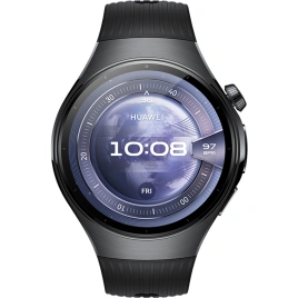 Смарт-часы Huawei Watch 5 46mm Black Fluoroelastomer (55020EVN)