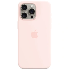 Силиконовый чехол Apple MagSafe для iPhone 15 Pro Light Pink