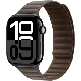 Смарт-часы Apple Watch Series 10 42mm Jet Black Aluminum Case with Dark Taupe Magnetic Link S/M