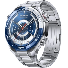 Смарт-часы Huawei Watch Ultimate 2 48mm Blue/Grey-Blue Elast (55020GBJ)