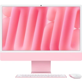 Моноблок Apple iMac (2024) 24 Retina 4.5K M4 10C CPU, 10C GPU/16GB/256Gb (MWV43) Pink