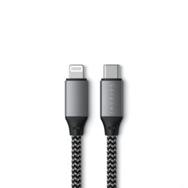 Кабель Satechi USB-C/Lightning 0,25m ST-TCL10M Space Grey
