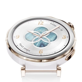 Смарт-часы Huawei Watch GT 5 Pro 42mm White Fluoroelastomer (55020DGW)