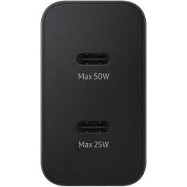 Сетевое зарядное устройство Samsung 50W USB-C/USB-C EP-T5020 + Cable Black