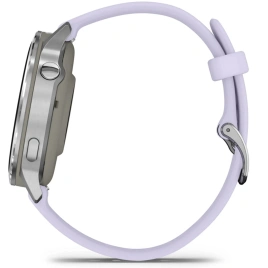 Смарт-часы Garmin Venu 4 41mm Silver Bezel With Periwinkle Silicone Band (010-03013-01)