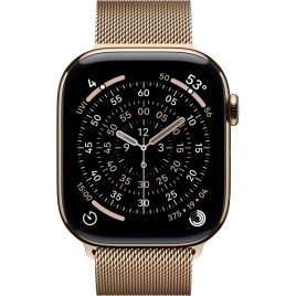 Смарт-часы Apple Watch Series 11 46mm Gold Titanium Case with Gold Milanese Loop M/L