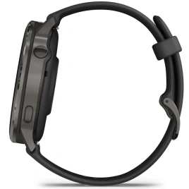 Смарт-часы Garmin Venu 4 45mm Slate Bezel With Black Silicone Band (010-03014-00)