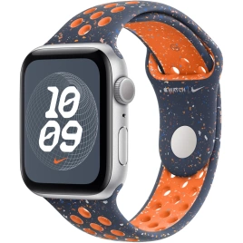 Ремешок Apple Watch 46mm Blue Flame Nike Sport Band S/M