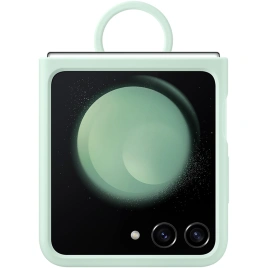 Чехол Samsung Series для Galaxy Z Flip 5 Silicone Case with Ring Mint