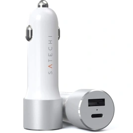 Автомобильное зарядное устройство Satechi 72W USB-C/USB-A ST-TCPDCCS Silver