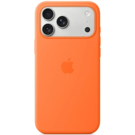 Чехол Apple Silicone Case with MagSafe для iPhone 17 Pro Max Orange