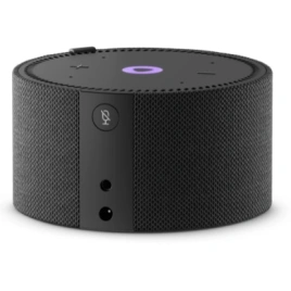 Умная колонка Яндекс Станция Мини 2 с часами, Черный оникс