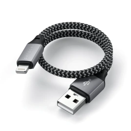 Кабель Satechi USB-A/Lightning 0,25m ST-TAL10M Space Grey