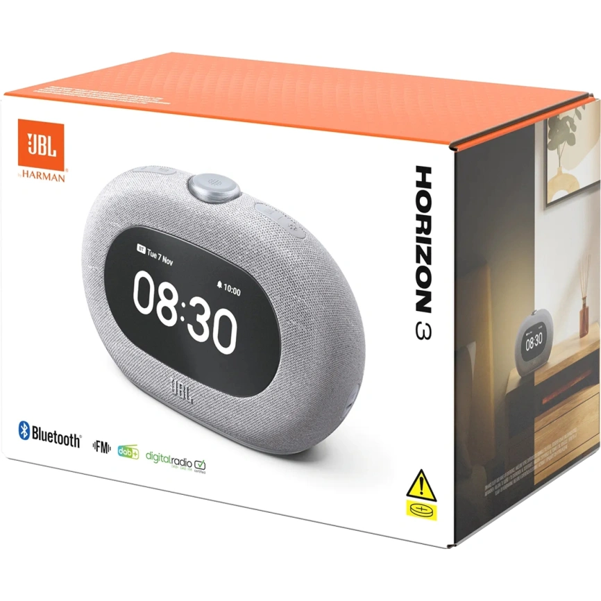 Беспроводная колонка JBL Horizon 3 Gray (с FM приемником) фото 7