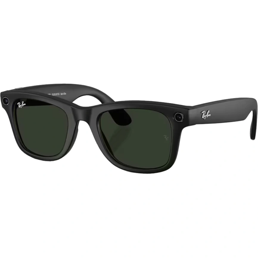 Умные очки Ray-Ban Wayfarer Matte Black/Transitions (RW4006) M Graphite Green фото 1