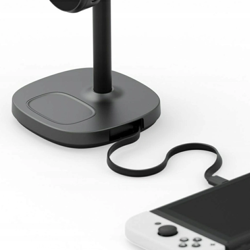 Беспроводное зарядное устройство EnergEA MagArctic Stand (4 в 1) Gunmetal (MAG-ARCSTD65-GUN) фото 2