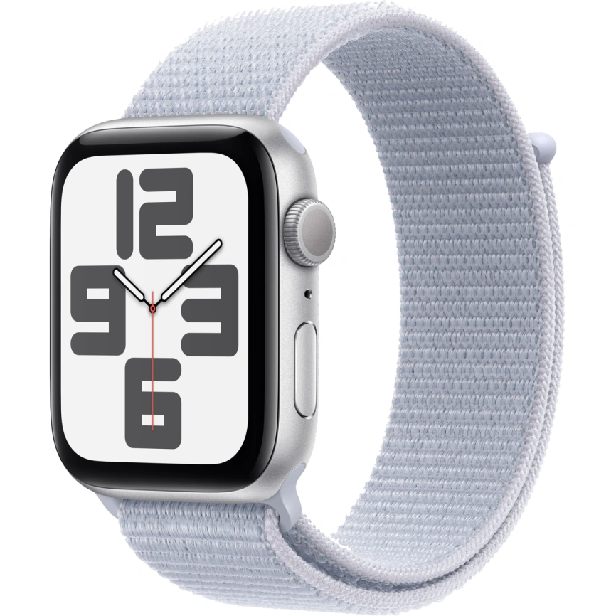 Смарт-часы Apple Watch SE (2024) 40mm Silver Aluminium Case with Blue Cloud Sport Loop (MXEE3) фото 1