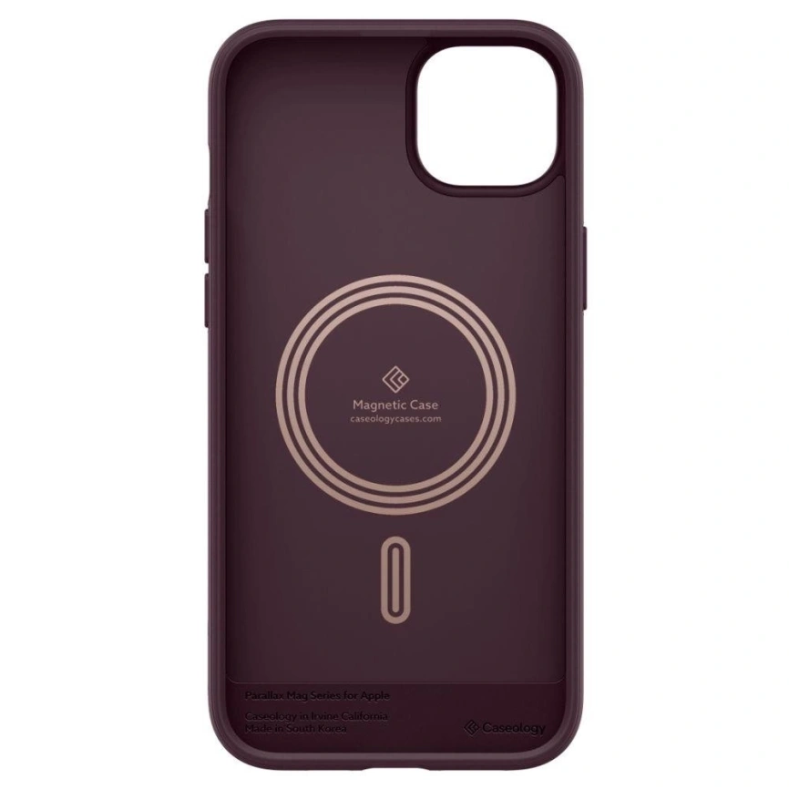 Чехол Spigen Caseology Parallax Mag для iPhone 14 (ACS05076) Burgundy фото 2