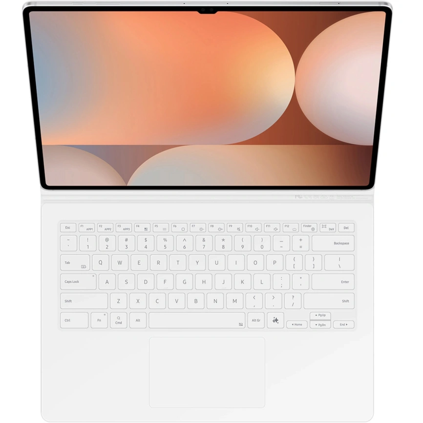 Чехол-клавиатура Samsung Book Cover Keyboard AI Key для Galaxy Tab S10 Ultra/S9 Ultra White (EF-DX925UW) фото 7