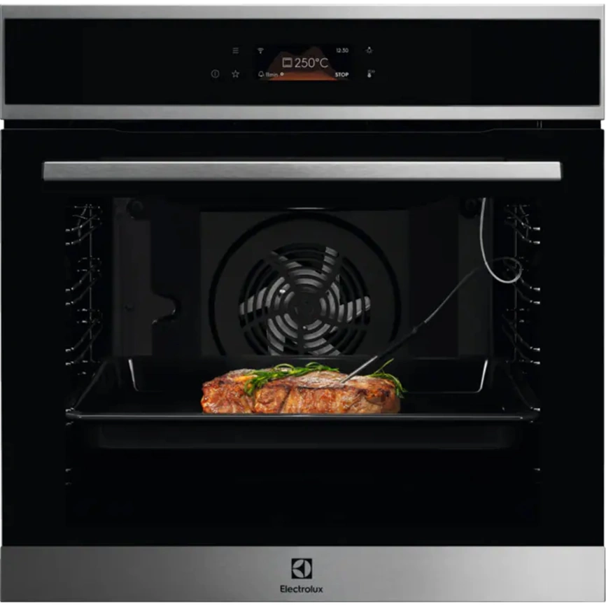 Электрический духовой шкаф Electrolux EOE8P39WX Black/Stainless Steel фото 1