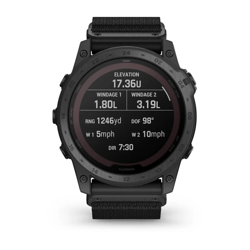 Умные часы Garmin Tactix 7 Pro Ballistics Edition (010-02704-21) Black фото 6