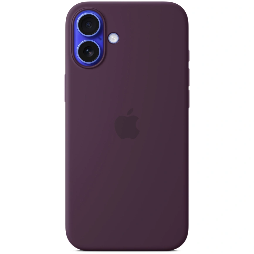 Чехол Apple Silicone Case with MagSafe для iPhone 16 Plum фото 4