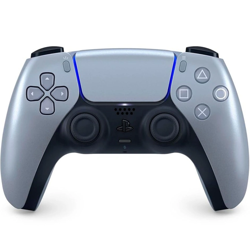 Джойстик беспроводной Sony DualSense для PS5 Sterling Silver фото 1