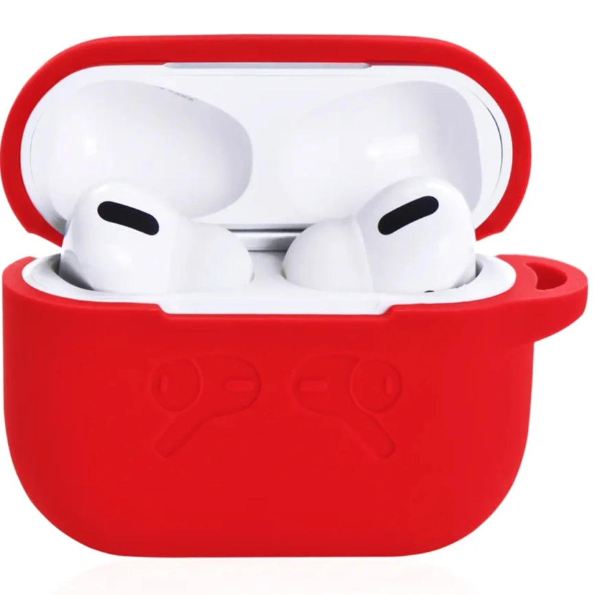 Силиконовый чехол Gurdini для AirPods Pro 2 Red фото 3