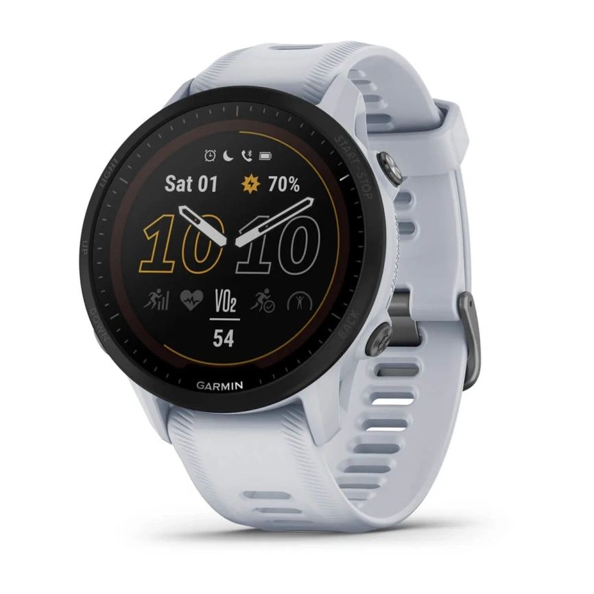 Умные часы Garmin Forerunner 955 (010-02638-01) Solar - Whitestone фото 1