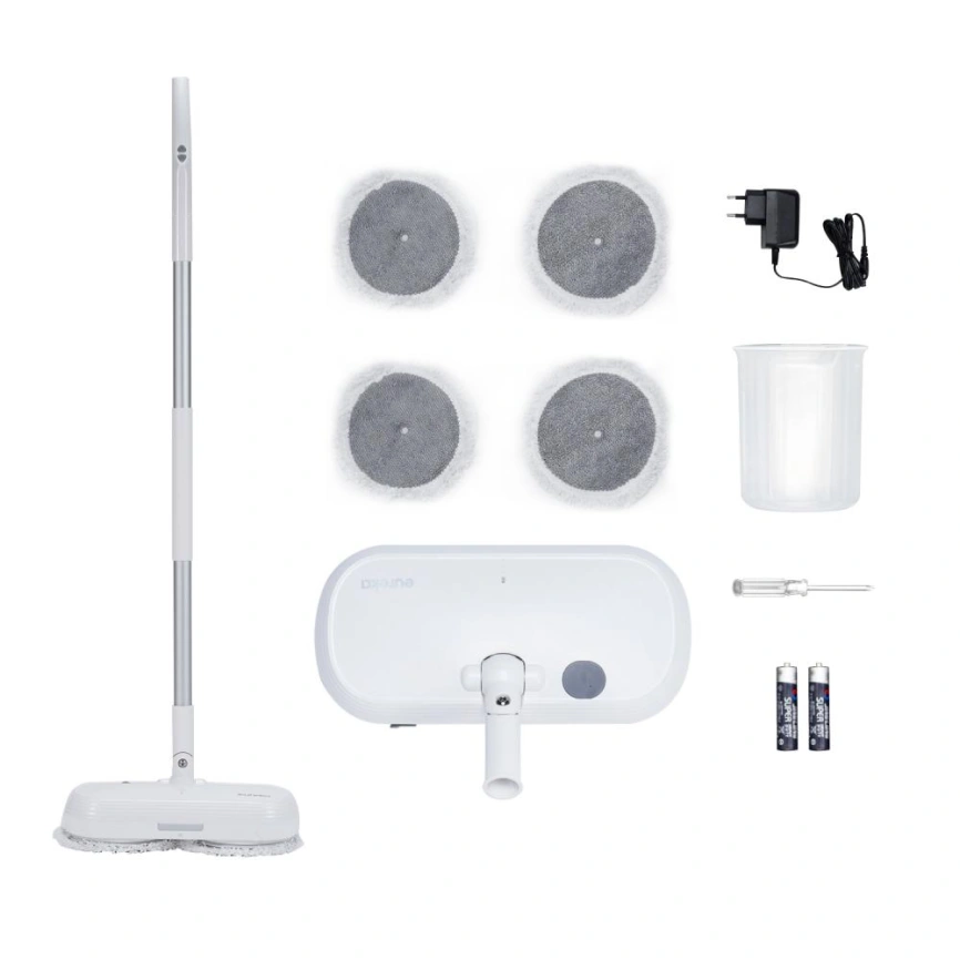 Беспроводная Электрошвабра Eureka CORDLESS SPRAY SPIN MOP FC3 White (Белый) фото 3