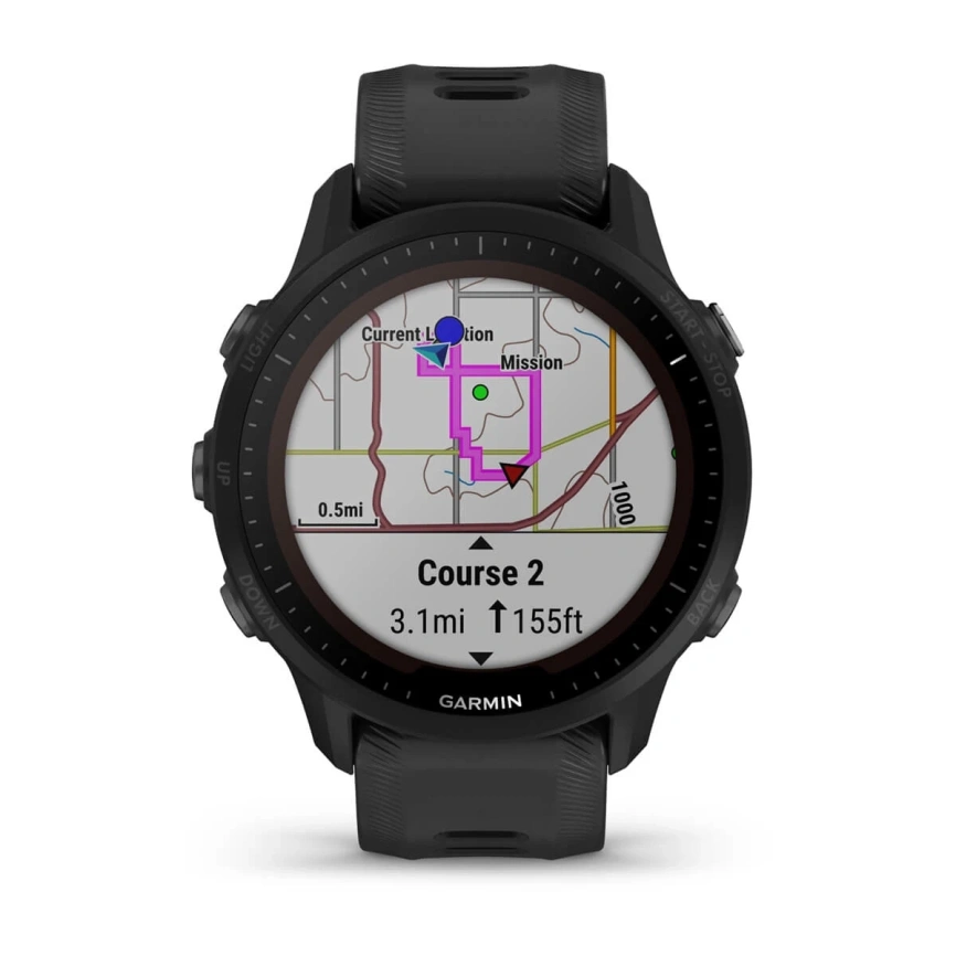 Умные часы Garmin Forerunner 955 (010-02638-00) Solar - Black фото 5