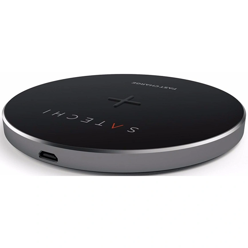 Беспроводное зарядное устройство Satechi Wireless Charger (ST-WCPM) Space Grey фото 3