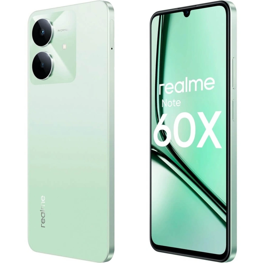 Смартфон Realme Note 60x 4/128Gb Wilderness Green фото 5