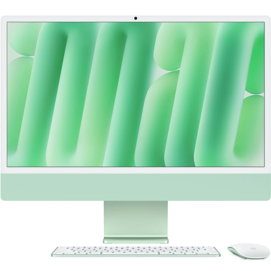 Моноблок Apple iMac (2024) 24 Retina 4.5K M4 8C CPU, 8C GPU/16GB/512Gb (Z1E4000GS) Green фото 1