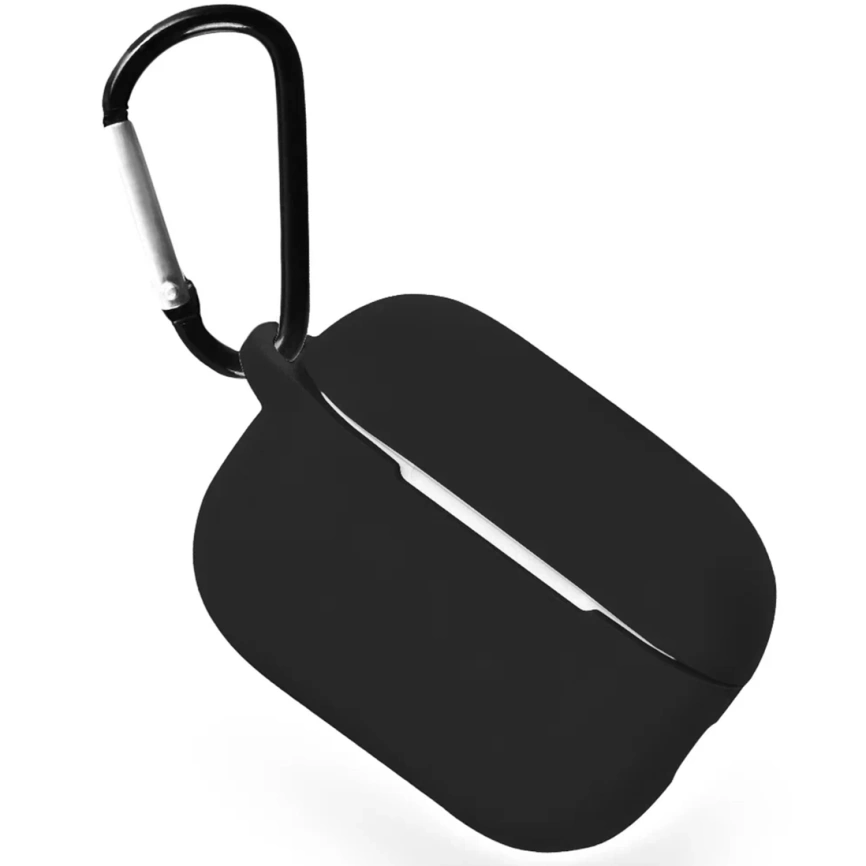 Силиконовый чехол Gurdini для AirPods 4 Black фото 1