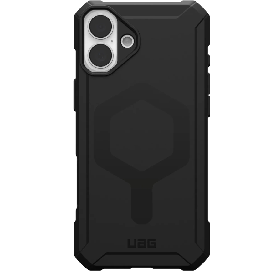 Чехол UAG MagSafe Essential Armor для iPhone 16 Plus Black фото 1