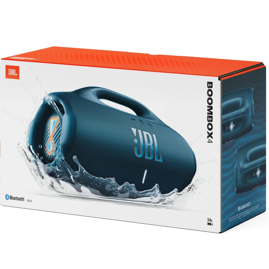 Портативная колонка JBL Boombox 4 Blue фото 7