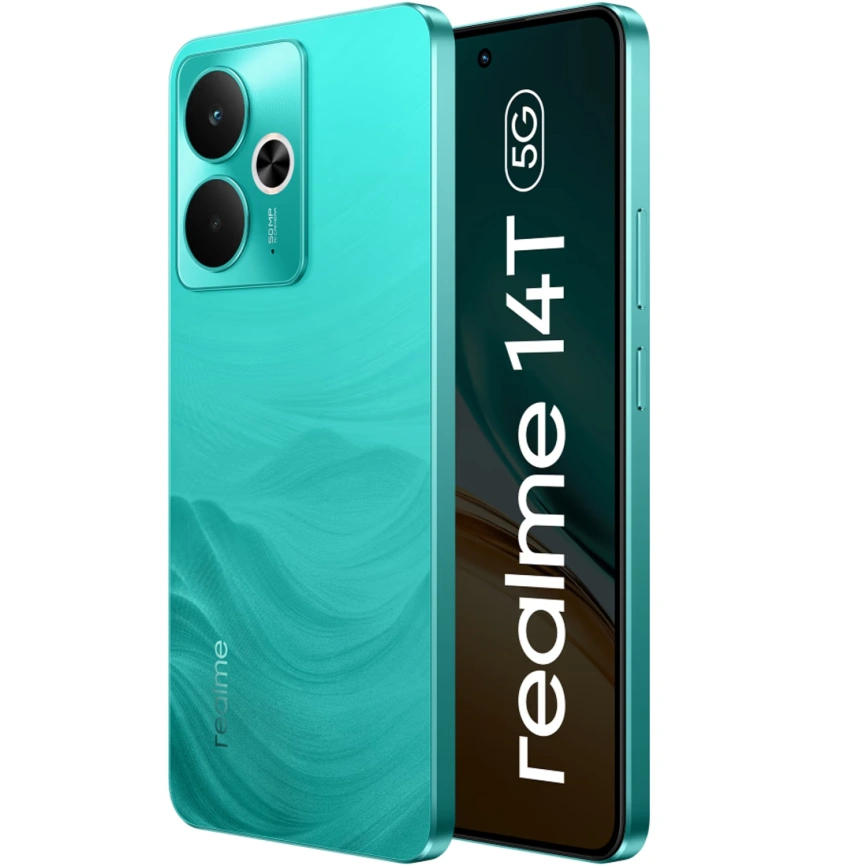 Смартфон Realme 14T 8/256Gb Green фото 7