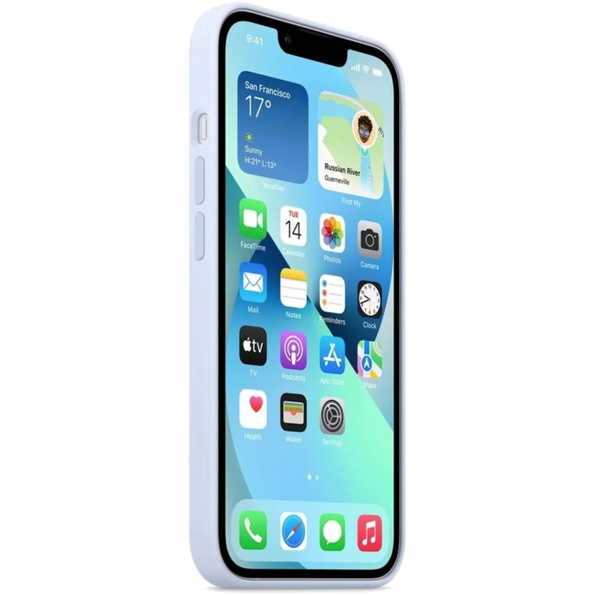 Накладка силиконовая MItrifON для iPhone 13 (20506) Blue фото 3