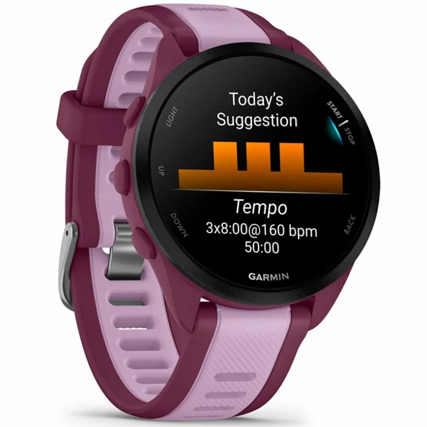 Смарт-часы Garmin Forerunner 165 Music (010-02863-33) Berry/Lilac фото 5