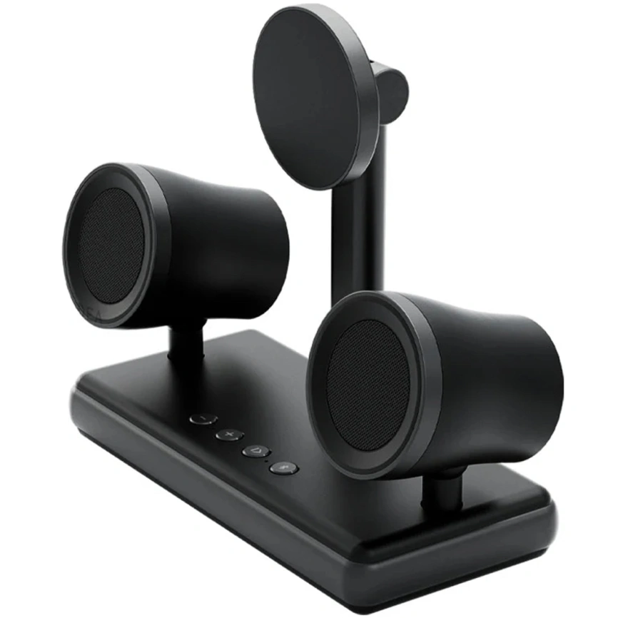 Беспроводное зарядное устройство EnergEA MagAudio Stand Gunmetal (MAG-STAND-GUN) фото 1