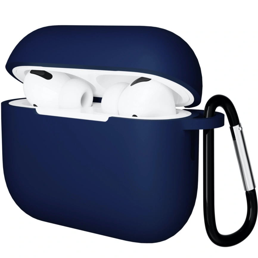 Силиконовый чехол Gurdini для AirPods Pro 3 Dark Blue фото 1