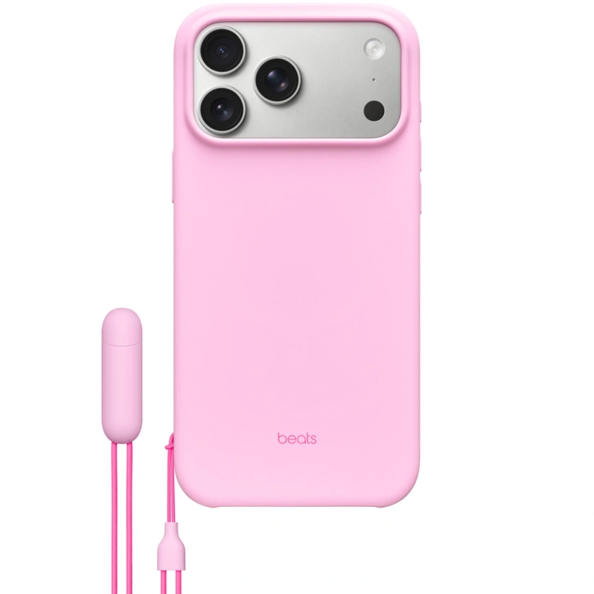 Чехол Beats Kickstand Case with MagSafe and Camera Control для iPhone 17 Pro Max Pebble Pink фото 4