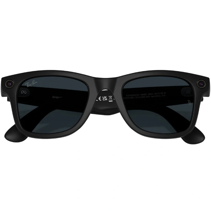Умные очки Ray-Ban Wayfarer (Gen 2) Matte Black/Transitions (RW4012) M Grey фото 6