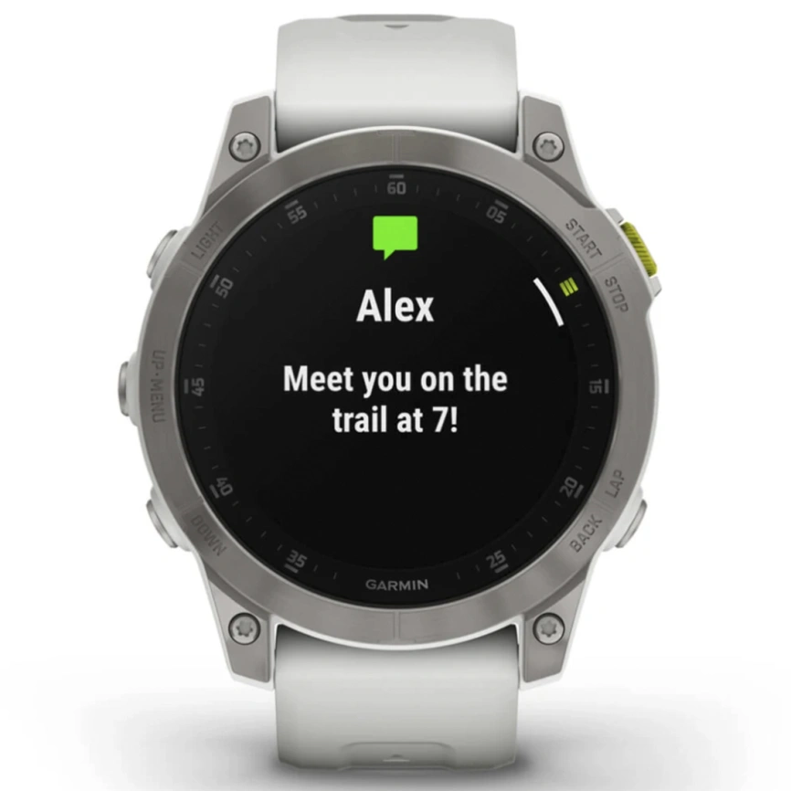 Умные часы Garmin Epix™ Gen 2 (010-02582-20) Sapphire - White Titanium фото 8