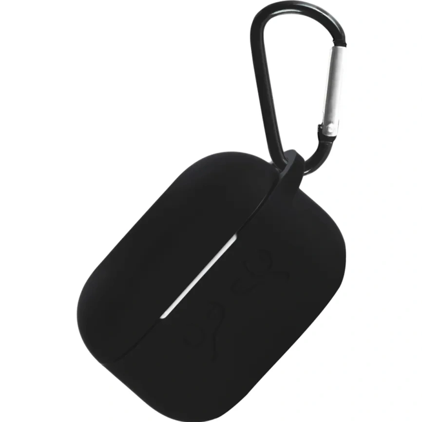 Силиконовый чехол Gurdini для AirPods Pro 2 Black фото 1